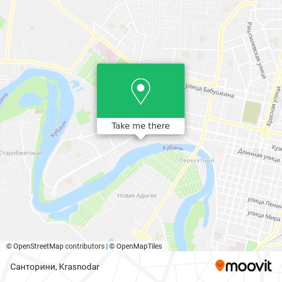 Санторини map