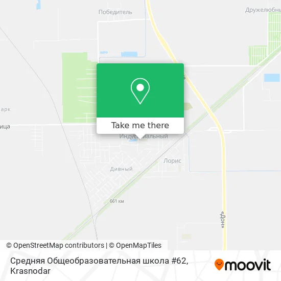 Средняя Общеобразовательная школа #62 map