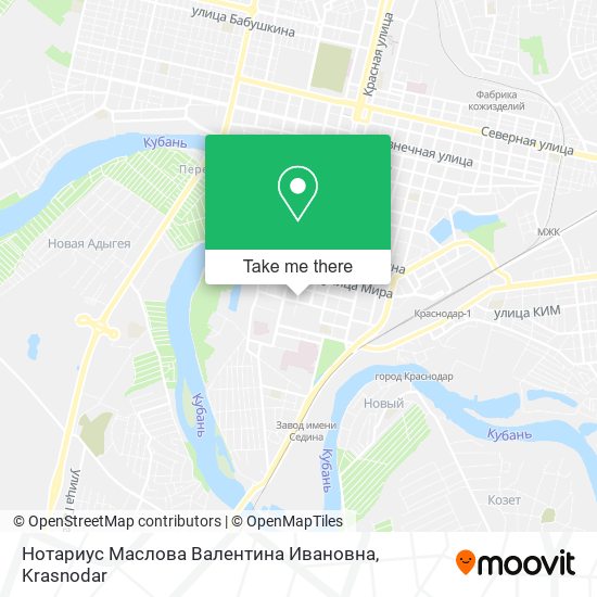 Нотариус Маслова Валентина Ивановна map