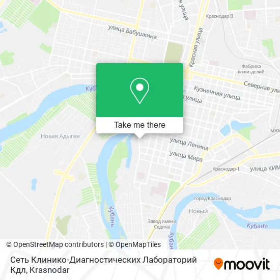 Сеть Клинико-Диагностических Лабораторий Кдл map