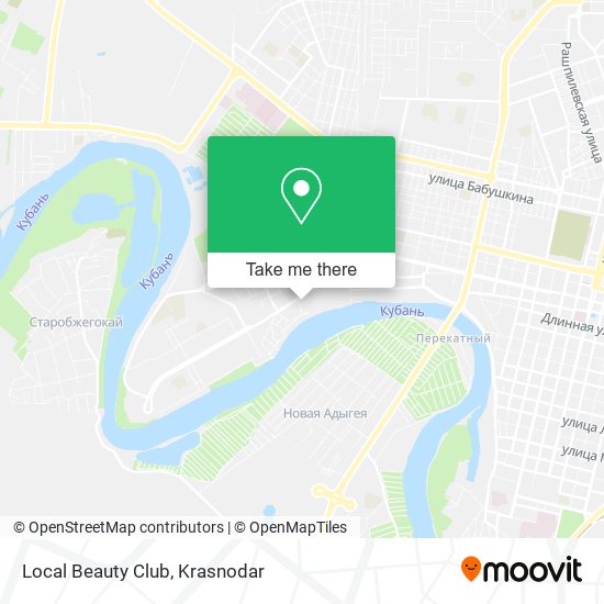 Local Beauty Club map