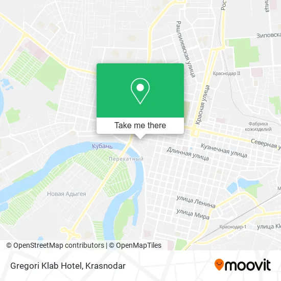 Gregori Klab Hotel map