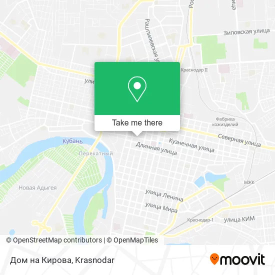 Дом на Кирова map