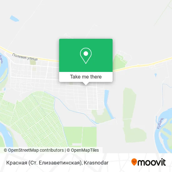 Красная (Ст. Елизаветинская) map