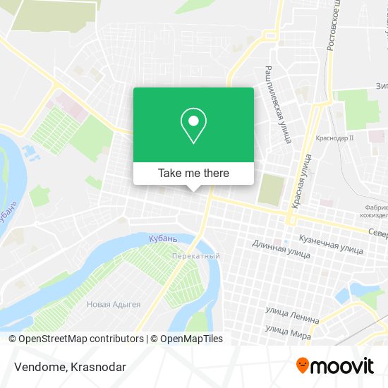 Vendome map