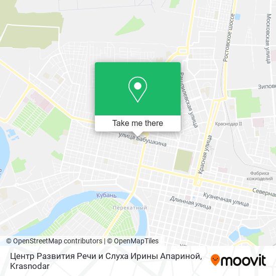 Центр Развития Речи и Слуха Ирины Апариной map