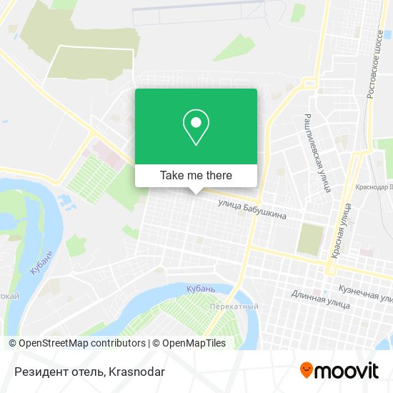 Резидент отель map