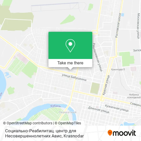 Социально-Реабилитац. центр для Несовершеннолетних Авис map