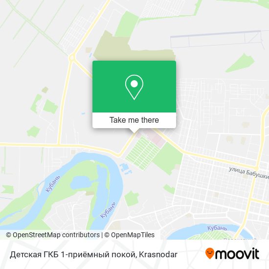 Детская ГКБ 1-приёмный покой map