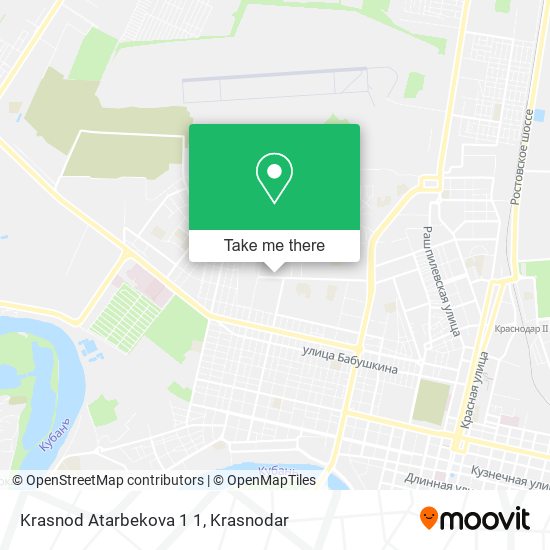 Krasnod Atarbekova 1 1 map