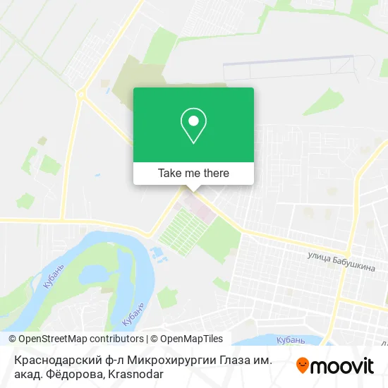 Краснодарский ф-л Микрохирургии Глаза им. акад. Фёдорова map