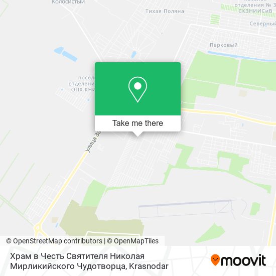 Храм в Честь Святителя Николая Мирликийского Чудотворца map