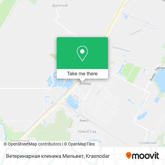 Ветеринарная клиника Мильвет map
