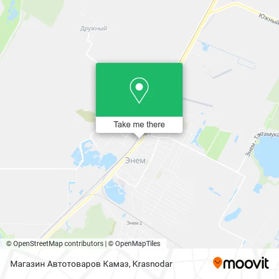 Магазин Автотоваров Камаз map