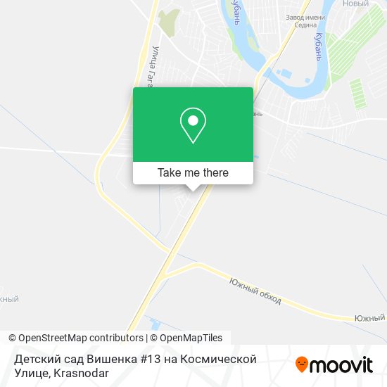 Детский сад Вишенка #13 на Космической Улице map