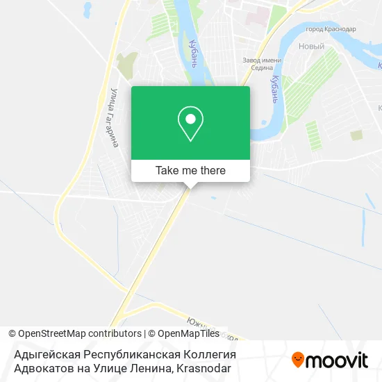 Адыгейская Республиканская Коллегия Адвокатов на Улице Ленина map