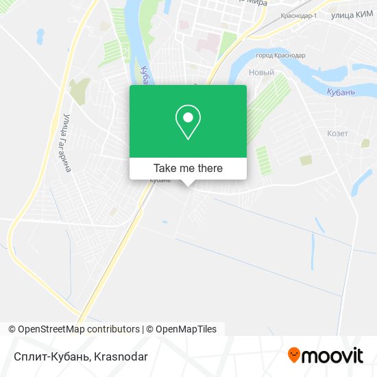 Сплит-Кубань map