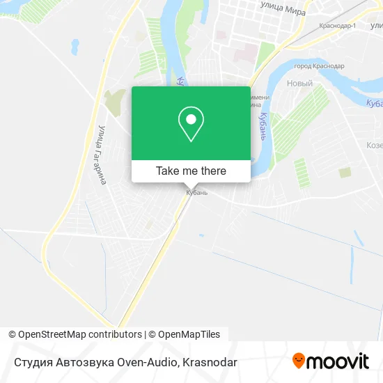 Студия Автозвука Oven-Audio map