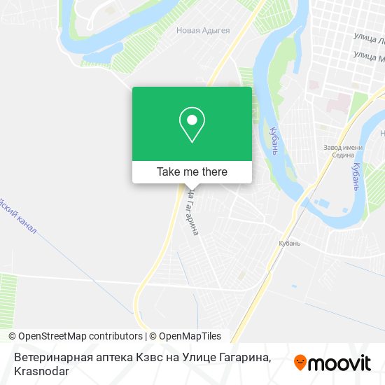 Ветеринарная аптека Кзвс на Улице Гагарина map