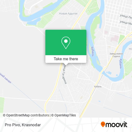 Pro Pivo map
