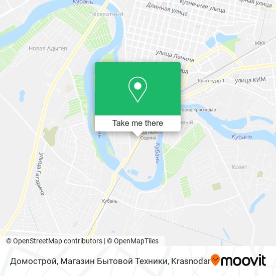 Домострой, Магазин Бытовой Техники map