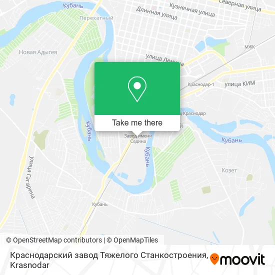 Краснодарский завод Тяжелого Станкостроения map