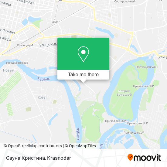 Сауна Кристина map