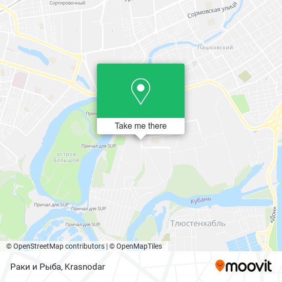 Раки и Рыба map