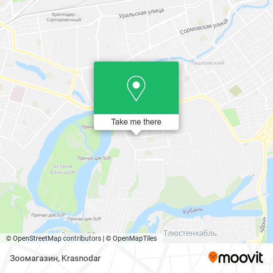 Зоомагазин map
