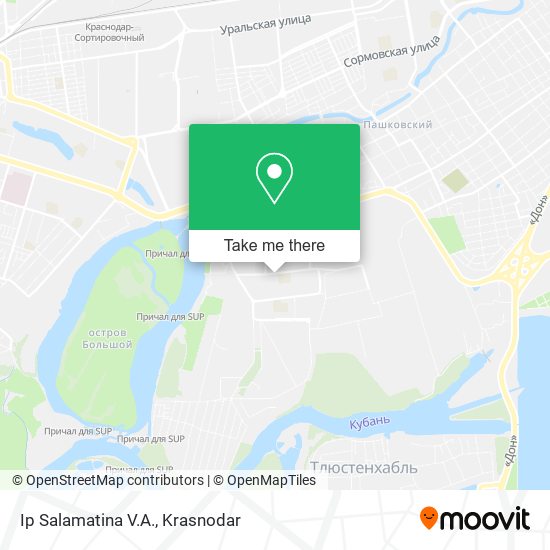 Ip Salamatina V.A. map