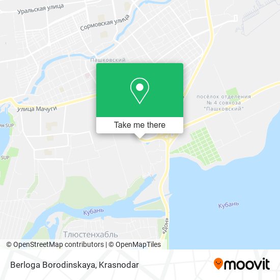 Berloga Borodinskaya map