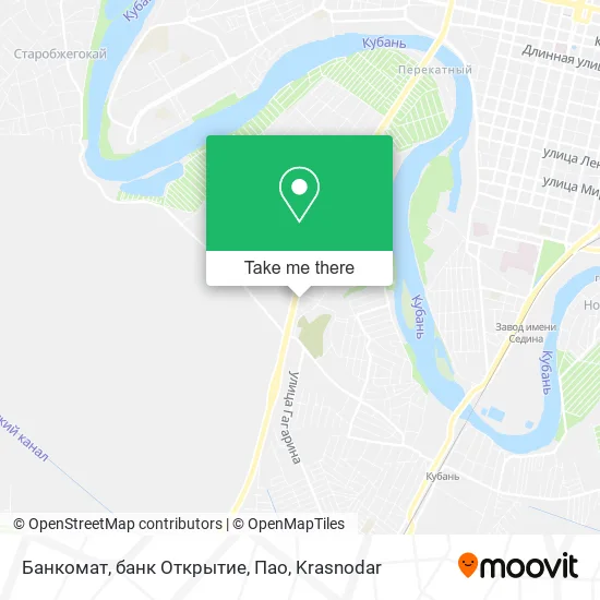 Банкомат, банк Открытие, Пао map