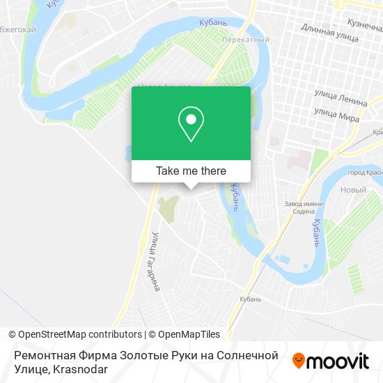 Ремонтная Фирма Золотые Руки на Солнечной Улице map