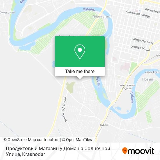 Продуктовый Магазин у Дома на Солнечной Улице map