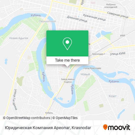 Юридическая Компания Ареопаг map