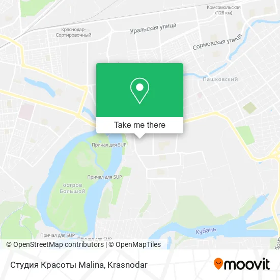 Студия Красоты Malina map