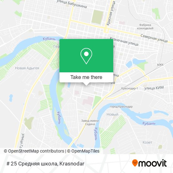 # 25 Средняя школа map