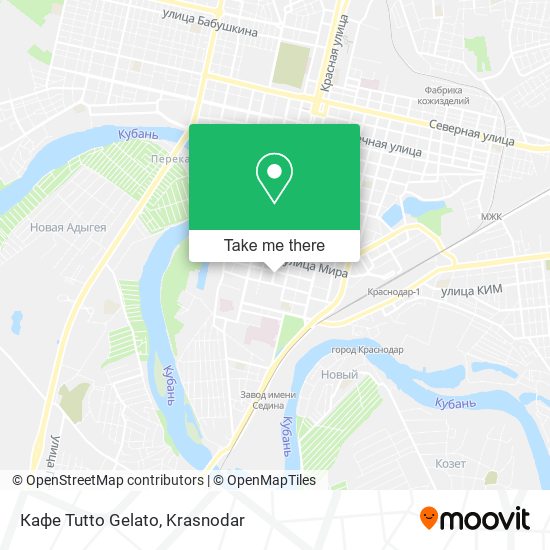 Кафе Tutto Gelato map