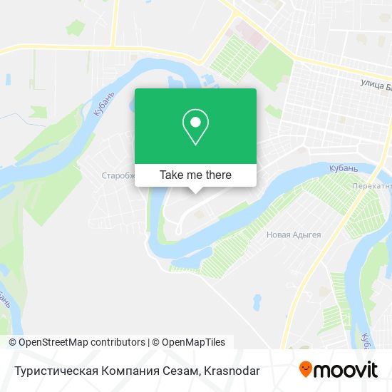 Туристическая Компания Сезам map