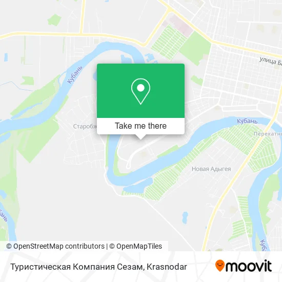 Туристическая Компания Сезам map