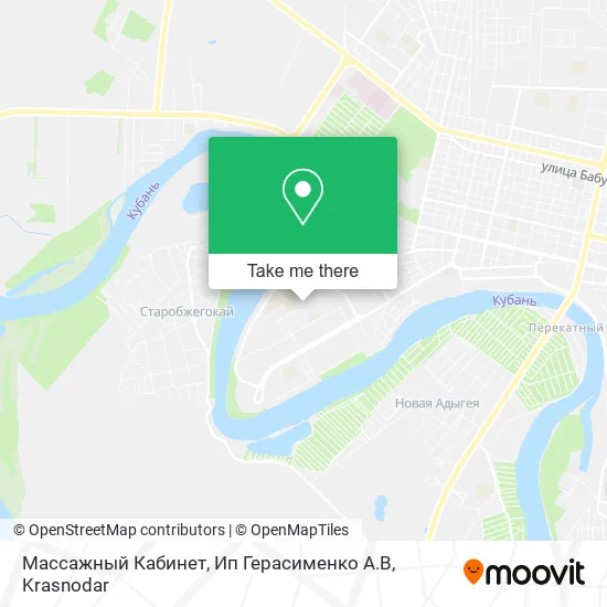 Массажный Кабинет, Ип Герасименко А.В map