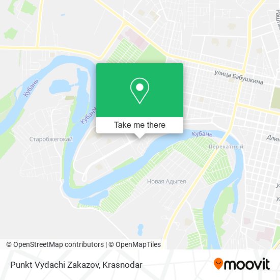 Punkt Vydachi Zakazov map
