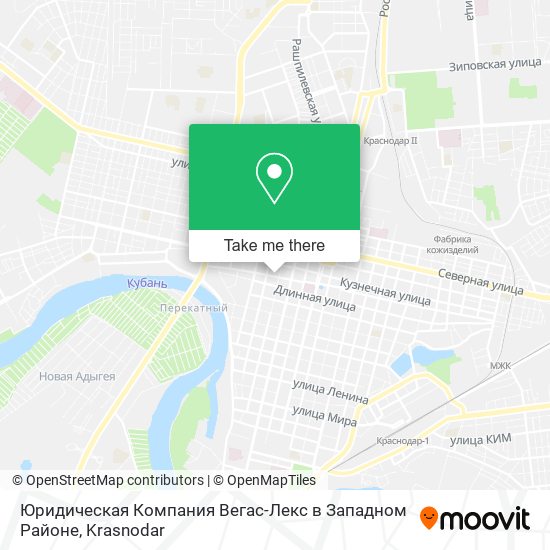 Юридическая Компания Вегас-Лекс в Западном Районе map