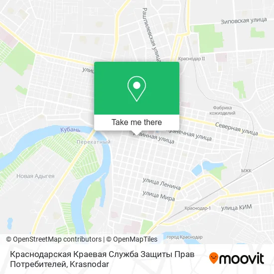 Краснодарская Краевая Служба Защиты Прав Потребителей map