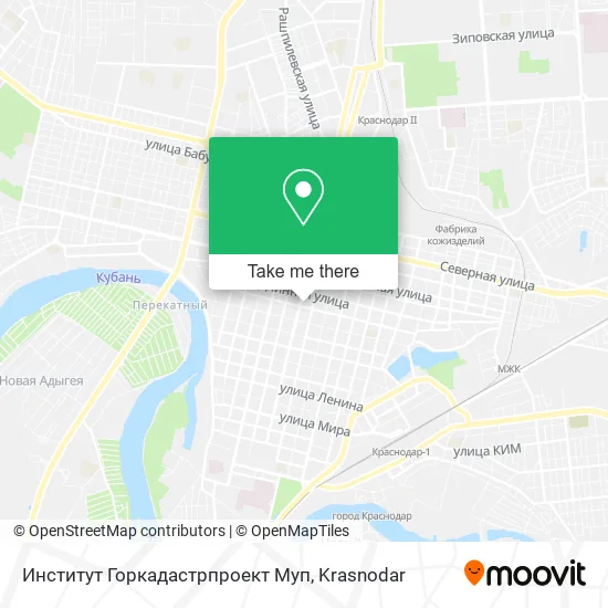 Институт Горкадастрпроект Муп map
