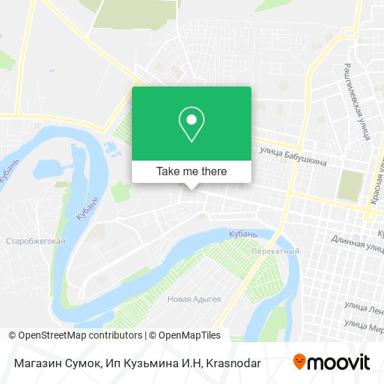 Магазин Сумок, Ип Кузьмина И.Н map