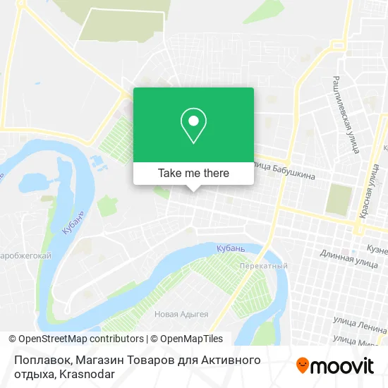 Поплавок, Магазин Товаров для Активного отдыха map