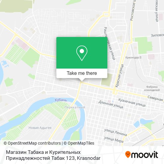 Магазин Табака и Курительных Принадлежностей Табак 123 map