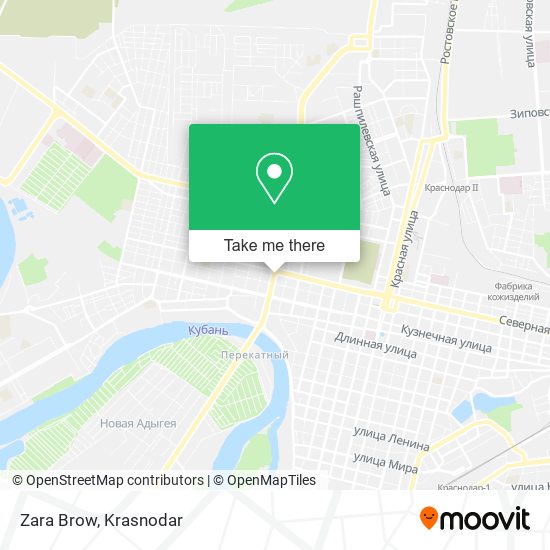 Zara Brow map