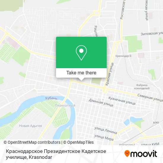 Краснодарское Президентское Кадетское училище map